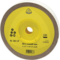 KLINGSPOR rollo de tela abrasiva KL 385 JF 50 m x 40 mm grano 120 - 218082