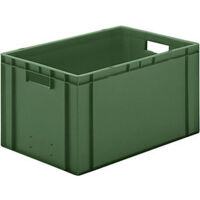 Contenedor de transporte LA-KA-PE L600xB400xH320mm - TK600/320-0 VERDE