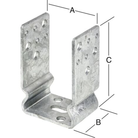 Pattino per colonna 91x60x125mm STA TZN per VORMANN (1/2)