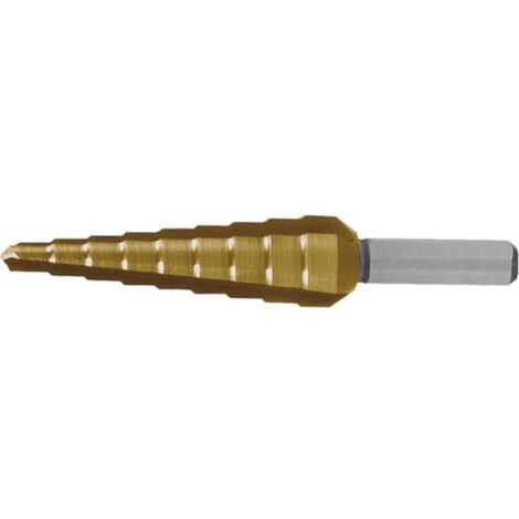 Step Drill Bohrber.4-12mm HSS Tin Ger.Sufet Z.3 Ruko (1/4)