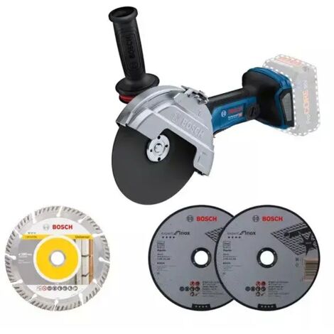 Bosch GWS 18V-180 PC Professional Smerigliatrice angolare 180 mm Biturbo 18 V senza batteria (1/5)
