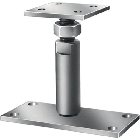 Scarpa di supporto per piedistallo 150x70/70x80mm STA blu verniciata con serratura (1/2)