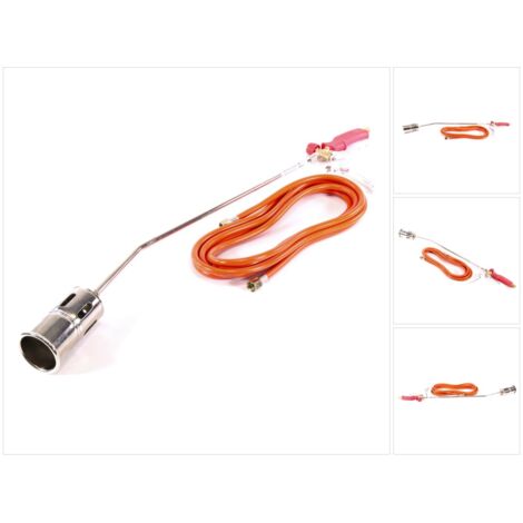 ROTHENBERGER Set bruciatore preriscaldamento industriale ROMAXI incl. Tubo per gas propano da 5 m - 030954E