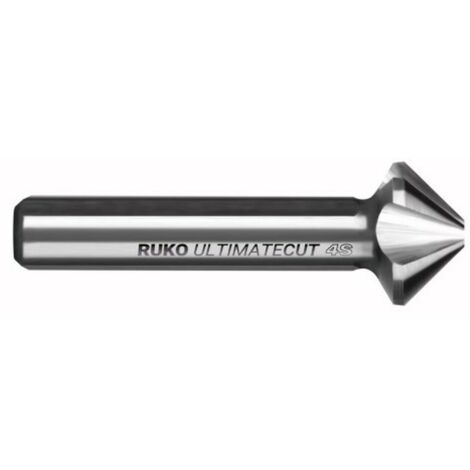 RUKO ULTIMATECUT Utensile per svasatore e sbavatore 4S HSS DIN 355 90° Ø 10,4 mm - 102874 (1/5)