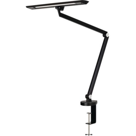 Lampada da scrivania STYRO LED Zircone Alluminio, ABS, Ferro, PC nero H.820mm con morsetto - 41-5010.718 (1/3)