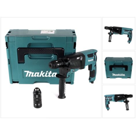 Makita HR 2631 FTJ Tassellatore 800 W / 26 mm / SDS Plus in valigetta Makpac + Mandrino di serraggio (1/5)