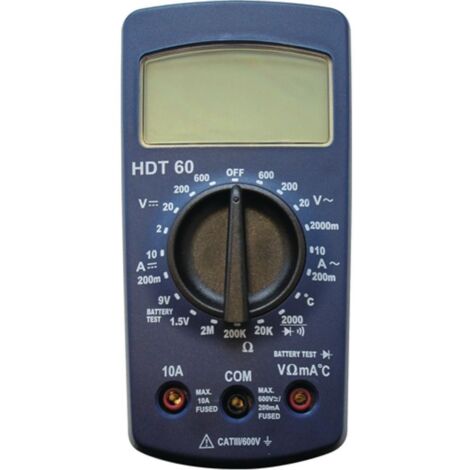 Multimetro HDT 60 2-600 V AC / DC HDT (1/4)