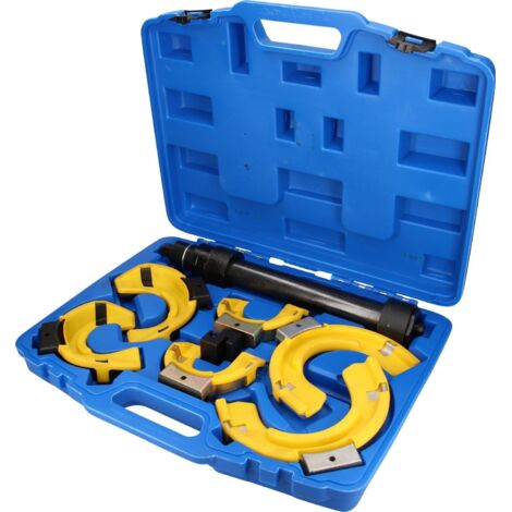 Compressore universale per ammortizzatori con inserti rivestiti in plastica, 15 pz (1/4)