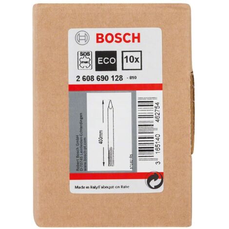 Bosch scalpello con punta SDS-max 400 mm set da 10 pezzi