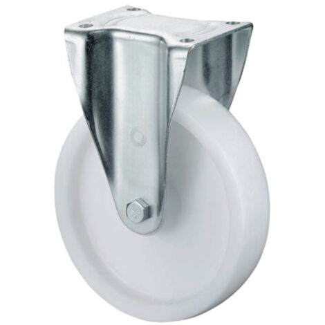 Ruota di carico pesante diametro 125mm capacità 300kg piastra di supporto L105xB85mm (1/2)