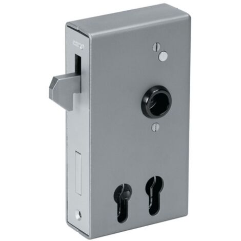 Cassa serratura per porta scorrevole 140SD-40ZW DIN L/S misura A40xB94,5xC173mm, rosetta 30/60mm (1/3)
