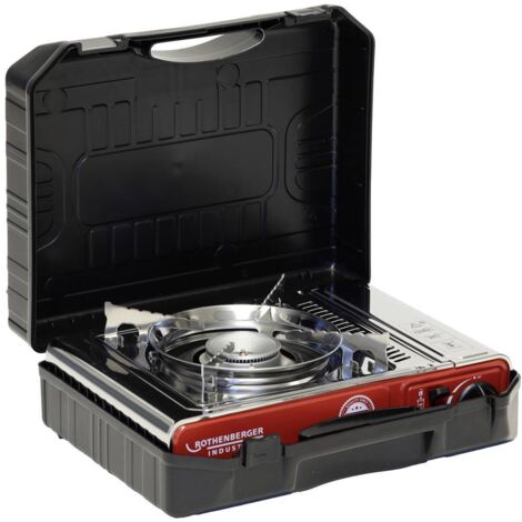 Rothenberger Industrial Gas Fornello da campeggio Deluxe RS 220 1500004233 Acciaio inox (1/3)