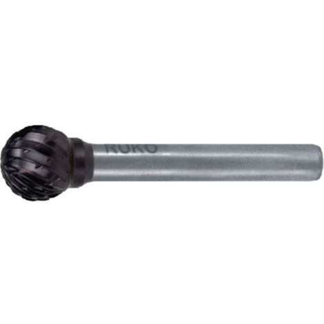 Fresa in metallo duro RUKO KUD Ø 8 mm, lunghezza testa 5 mm, gambo Ø 6 mm, dentatura TiCN KVZ 4 - 116041TC (1/4)
