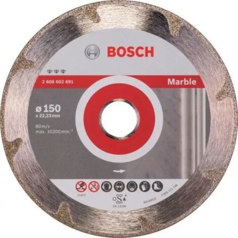 Disco diamantato PRO per taglio marmo, 150 x 22,23 mm