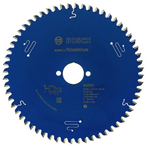 Lama per sega circolare Bosch Expert per alluminio, per seghe circolari portatili, 200 x 30 x 2,8 mm, 60 pezzi - 2608644103 (1/3)