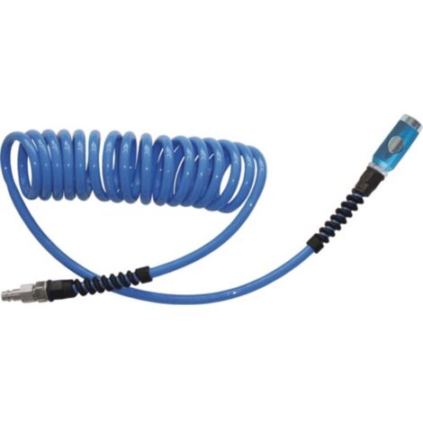 Set di tubi spiralati ID 8mm AD 12mm L.3,5m raccordo di sicurezza DN 7,4 (1/3)