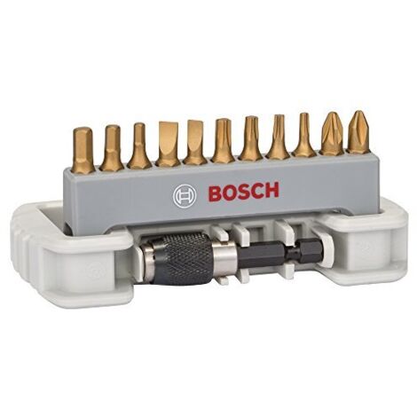 Bosch avvitatore-bit-set Max Grip 11tlg. PH, PZ, T, S, HEX, Schnellwechselhalter -2608522128 (1/3)