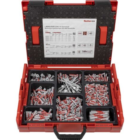 Set di tasselli Fischer DUO-Line 833 pezzi grigio (1/5)