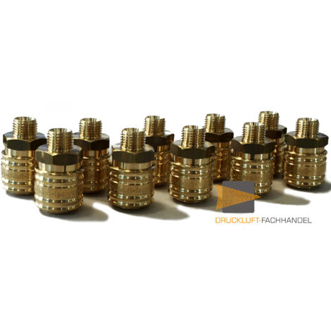 Raccordo a sgancio rapido DN 7.2 AG MS filetto G 1/4 13.16mm EWO (Per 10) (1/3)