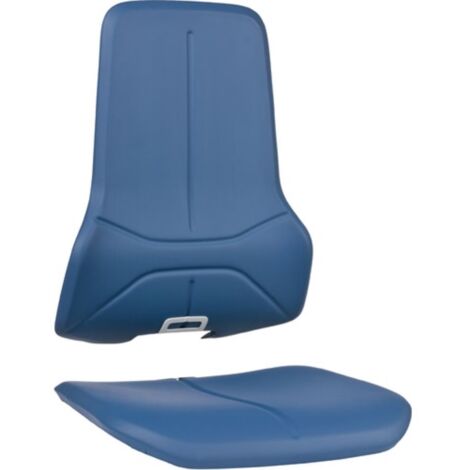 Cuscino di cambio in schiuma integrale blu per sedile e schienale (1/3)