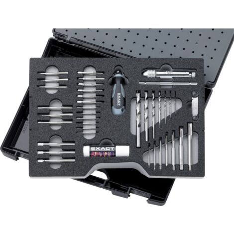 Set di utensili per filettatura EXACT Premium HSS, 61 pezzi - 70511 (1/5)