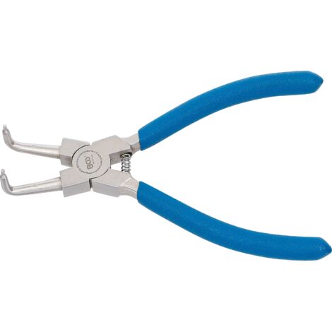 Pinza per anelli seeger  piegata  per seeger interni  150 mm (1/4)