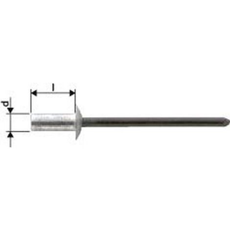 GESIPA Dichtblindniet CAP Nietschaft dxl 4 x 9,5 mm - 1433432