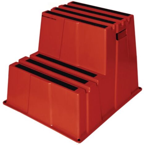 Gradino pesante gradini 2 piattaforma-H.500mm Ku.red (1/2)