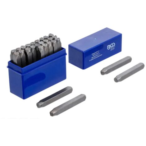 BGS 2034 Set di Punzoni per Lettere BGS 2034 da 8 mm