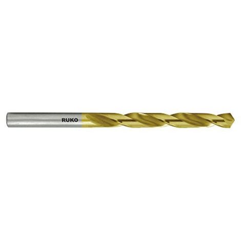 Punte elicoidali autocentranti RUKO HSS-TiN Ø 4 mm - Confezione da 10 (1/3)