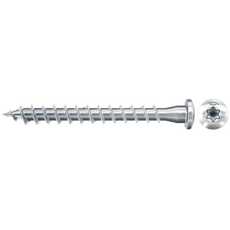 Fischer 200x Power-Fast 5 x 40 connettori per lamiera zincati blu filettatura intera - 652880 (1/3)