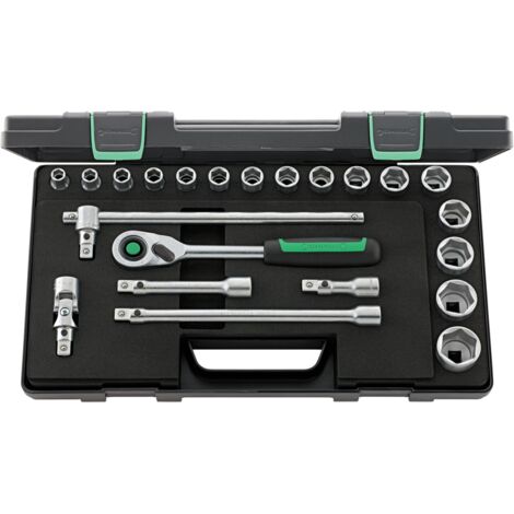 Set di chiavi a bussola 52/16/6QR 22 pezzi 1/2 pollice SW 10-32mm Z.80 6KT (1/4)