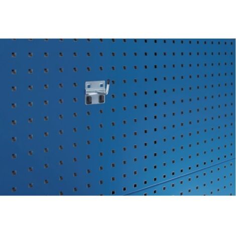 gancio inclinato T50xØ6mm zincato con fori per pannelli 5 pezzi/confezione (1/2)
