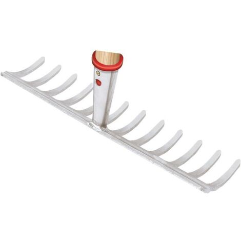 Zappa da giardino con manico, lunghezza 372 mm, 14 denti, con cono e impugnatura (1/2)