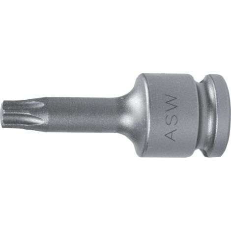 Chiave a bussola per avvitatore, inserti da 1/2 di pollice T 45, lunghezza 55 mm (1/5)