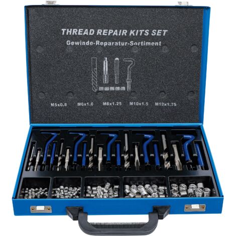 Kit riparazione filetti BGS Technic 1950 acciaio inox 130 pezzi (1/4)