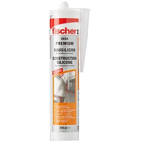 Fischer DBSA Premium - Silicone da costruzione, 310 ml, 53090 (1/3)