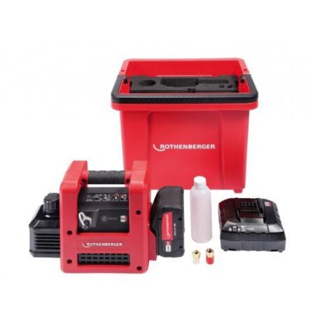 MACCHINA PER VUOTO ROTHENBERGER ROAIRVAC R32 2.0 BATTERIA A LITIO 18V 8AH (21504) (1/3)