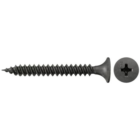 Vite FSN-TPD 3,5x45 F punta a chiodo a montaggio rapido per cartongesso, in acciaio con filettatura a passo fine 00665002 (1/2)
