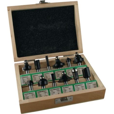 FISCH Set frese 973CT12A05 metallo duro Gambo-Ø 8 mm 12 pz. - 973CT12A05 (1/2)