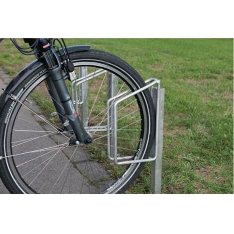 Staffa di fissaggio per bicicletta WSM, lato singolo, 90°, zincata - 105000034 (1/4)