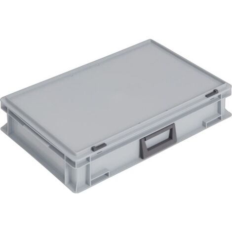 Valigetta in plastica Lockweiler L600xW400xH133 mm PP 1 maniglia - PC24-139. 224.110. 118 (1/3)