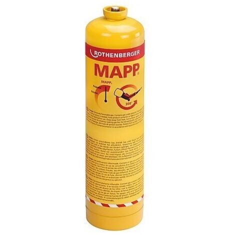 FP – Bombola MAPP Gas 750ml per saldatura a fiamma – Attacco 7/16 EU – Gas per applicazioni professionali (1/5)