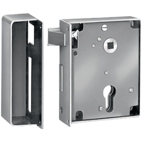 Chiusura con tappo di chiusura 2 DIN li.PZW acciaio inossidabile finitura interna a scomparsa lunghezza perno 60 mm (1/4)