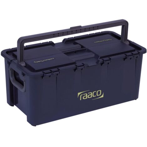 Valigetta degli attrezzi compatta 37 B540xT300xH230mm 7 scomparti regolabili PP
