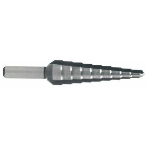 Punta per  gradini HSS  CBN rettificata  3 taglienti  Ø 4  - 12  mm -  101350-9 (1/2)