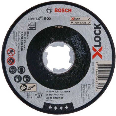 Bosch Accessories 2608619260 Disco di taglio dritto 115 mm 1 pz. INOX (1/4)