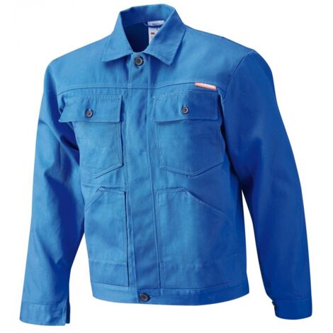 Giacca Di Lavoro , 100% Cotone,290 G/M2,Taglia58,Blu (1/2)