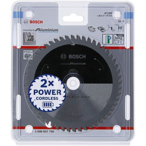 Lama sega circolare bosch carburo 15 cm 52 denti (1/4)