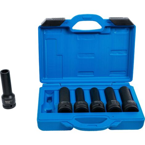 Set di bussole, poligonale  20 mm (3/4")  6 pz. (1/4)